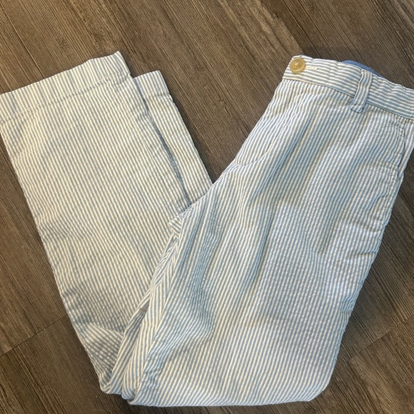 Vineyard Vines Other - Vineyard Vines Light Blue & White Striped Seersucker Chinos size 7